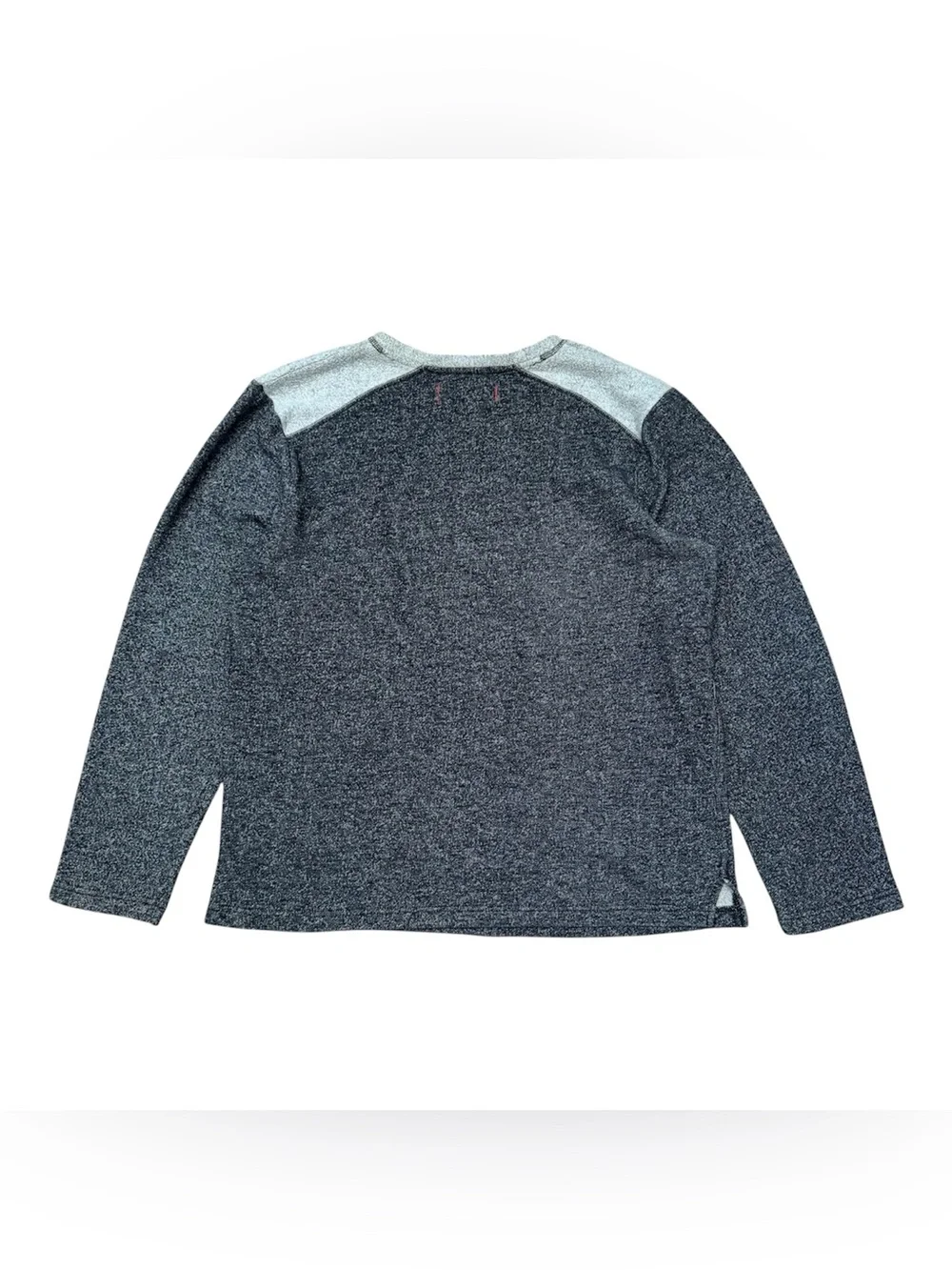 Tommy Bahama Heathered Black & Light Gray Crewneck Pullover